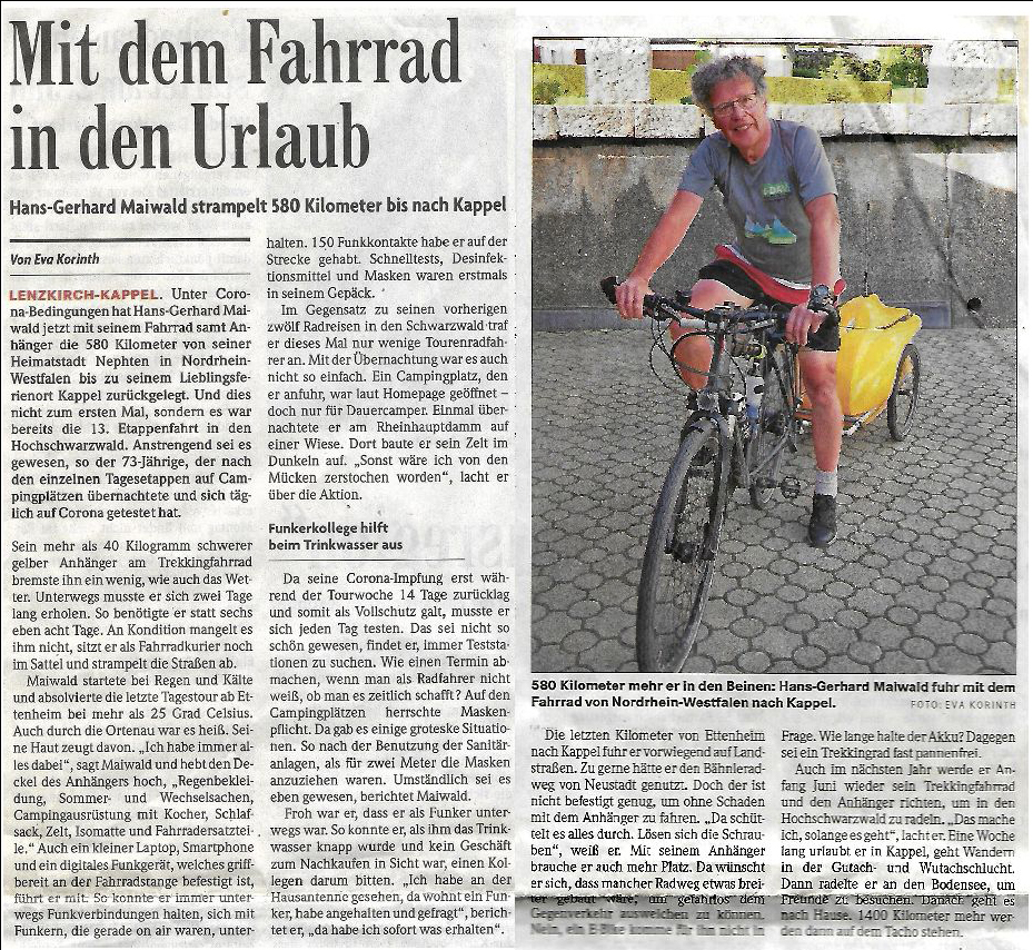 Ein Artikel von BZ-Redakteurin Eva Korinth, verfasst im Corona-Jahr 2020 Ein Artikel von BZ-Redakteurin Eva Korinth, verfasst im Corona-Jahr 2020
