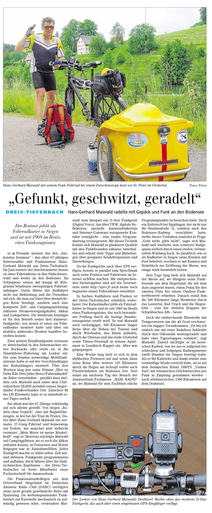 Der große Sonderbericht in der Siegener Zeitung Der große Sonderbericht in der Siegener Zeitung